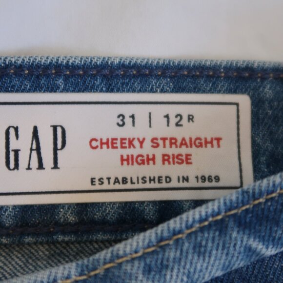 Gap Cheeky Straight High Rise Jean Size 31 - Picture 3 of 5